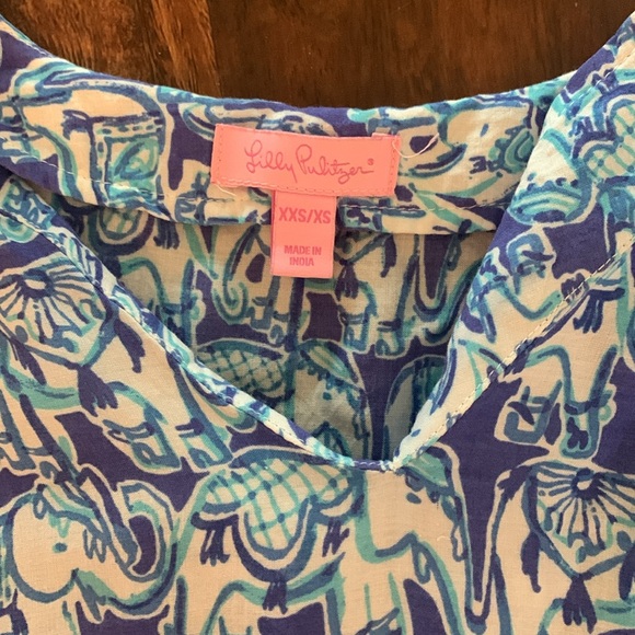 Lilly Pulitzer blouse, women’s size XXS/XS - Picture 2 of 4
